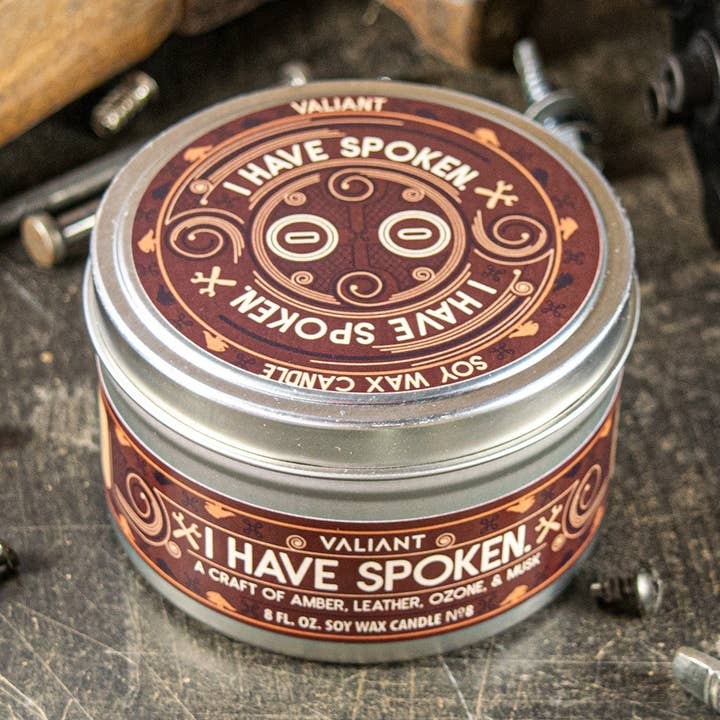 I Have Spoken Candle for wholesale by Valiant Candle