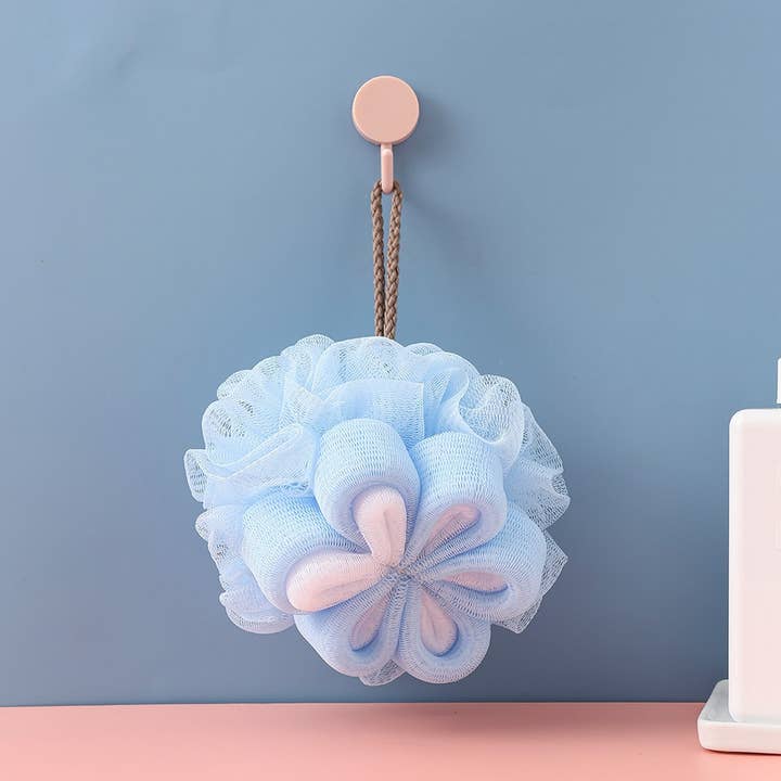ACCITY - Wholesale Bath Pouf/Sponge - BATH POUF60G SOFT PLUM PETAL BATH BALL_CWMM3372