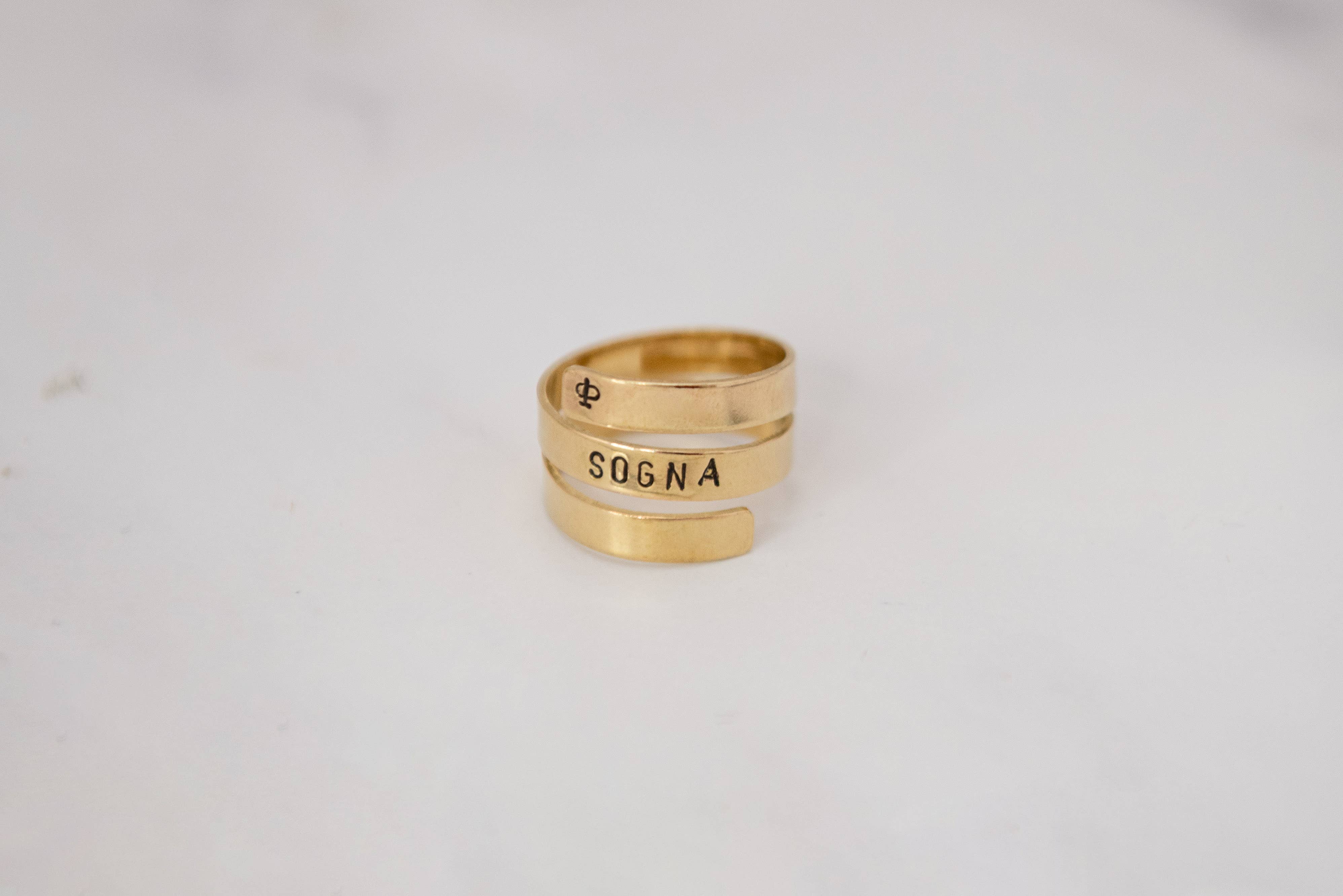 Loti jewels - Wholesale Band/Stacked Ring - ROUND BRASS RING WITH ENGRAVING13