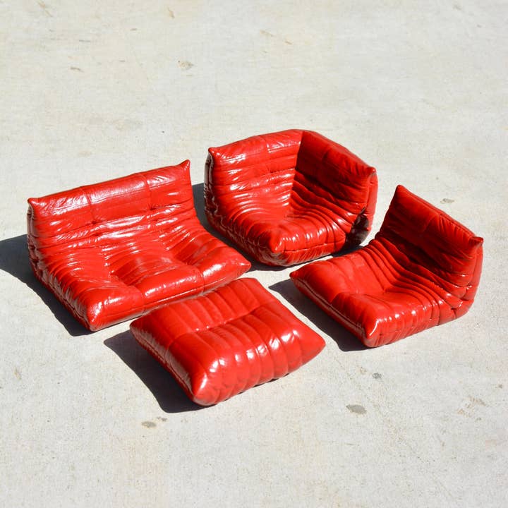 ENSEMBLE SALON MINI TOGO BORDEAUX pour la vente par House of Savage