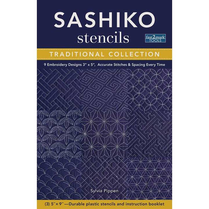 Simon & Schuster - Wholesale Crafts, Hobbies & DIY - Sashiko Stencils, Traditional Collection by Sylvia Pippen