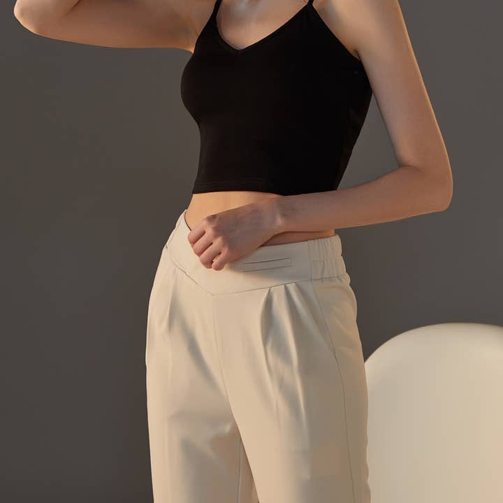 Rosa Clothing - Wholesale Tank Top - Women's - Essential built-in bra low back tank top
