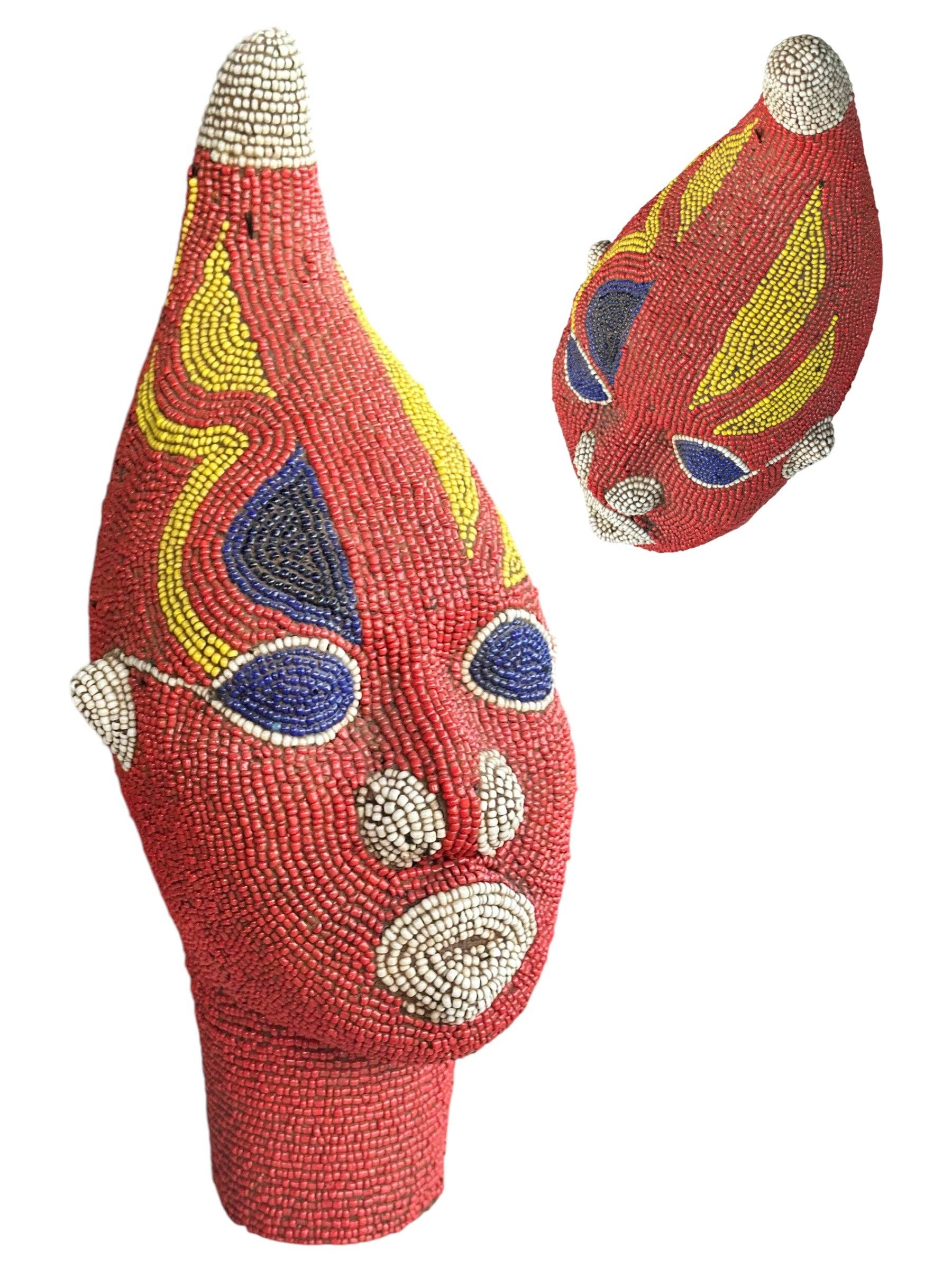 SOUK in the CITY - Wholesale Decorative Figurine - MEDIUM Bamileke Statues - new design12