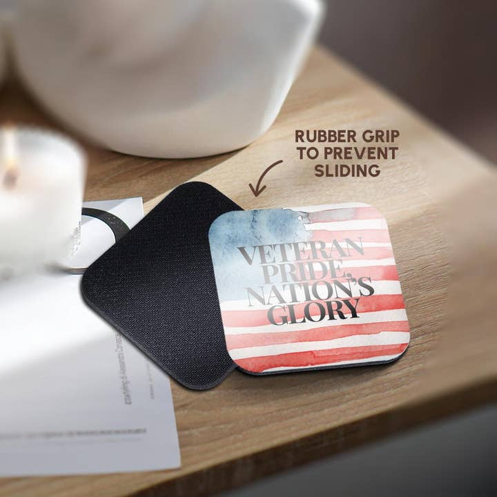 3dRose - Wholesale Coasters - 3dRose, SEMPER FI ALWAYS FAITHFUL, Coaster10