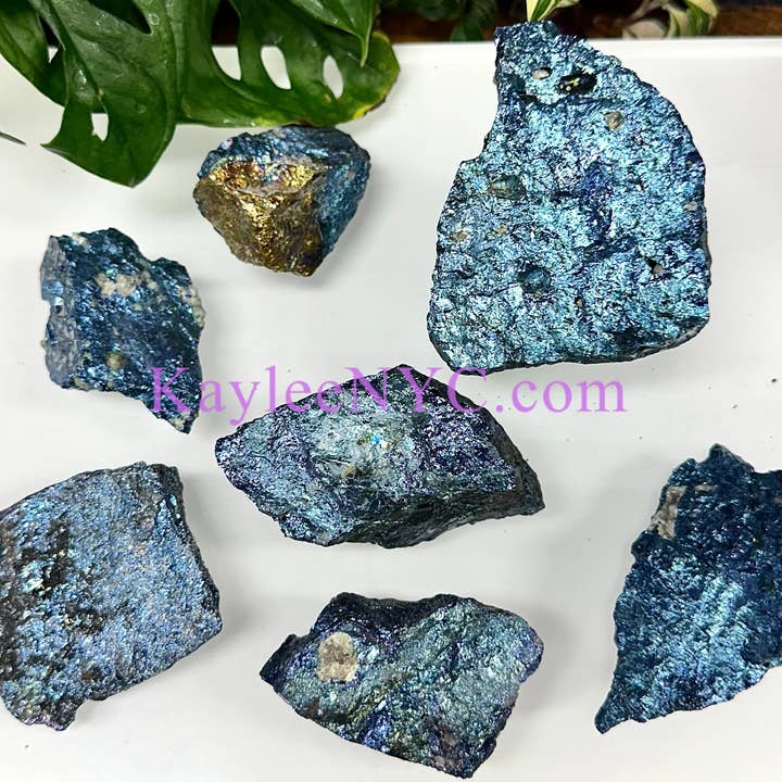 KayleeNYC - Wholesale Spiritual Stone/Crystal - 3 Lbs Natural Chalcopyrite aka Peacock Ore Crystal Healing3