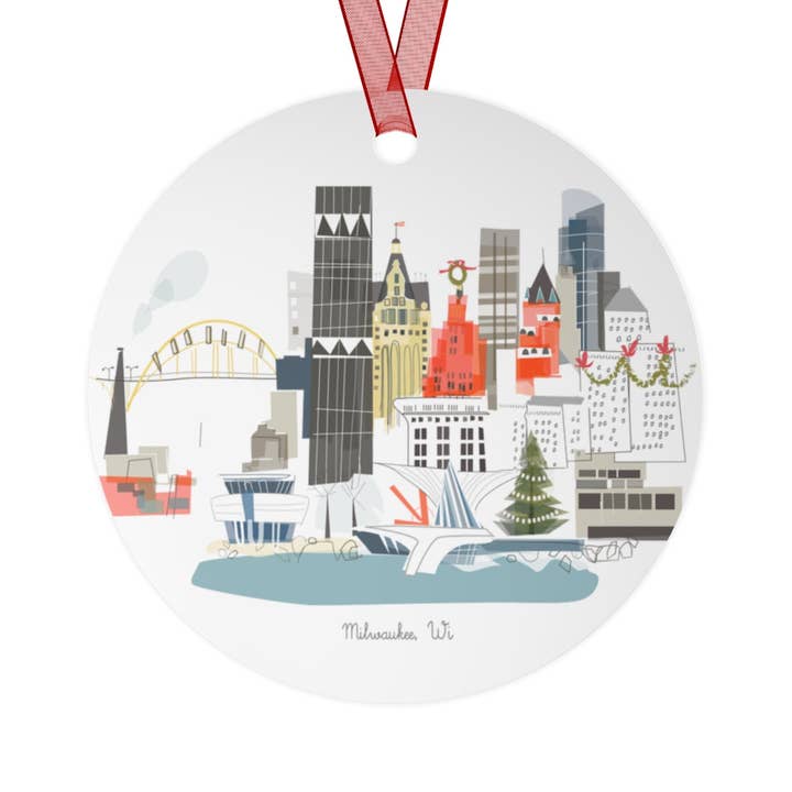 Albie Designs - Wholesale Ornament - Milwaukee, WI Metal Ornament