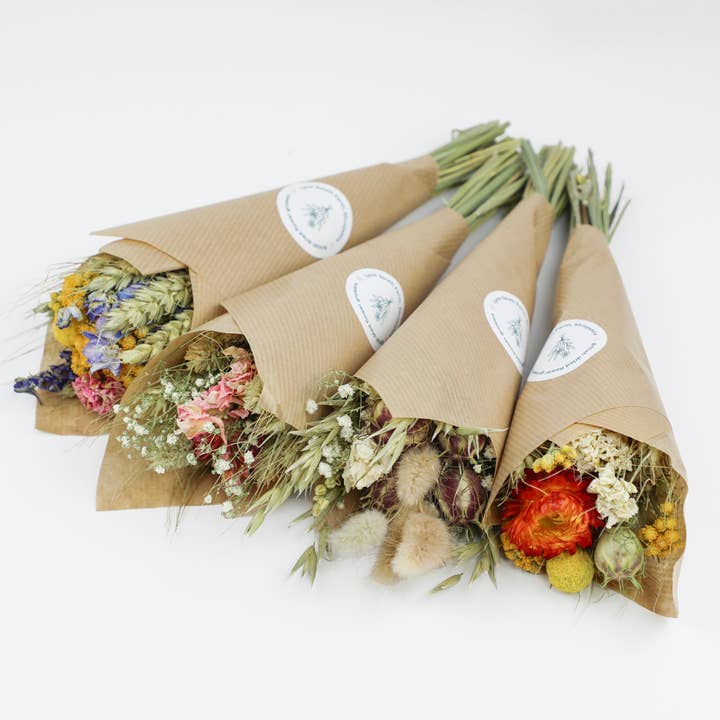 Mixed Mini Signature Dried Flower Bouquets (pack of 20) for wholesale by LSF Wholesale