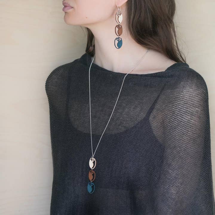 Valona - Wholesale Pendant/Charm Necklace - Tulip pendant3