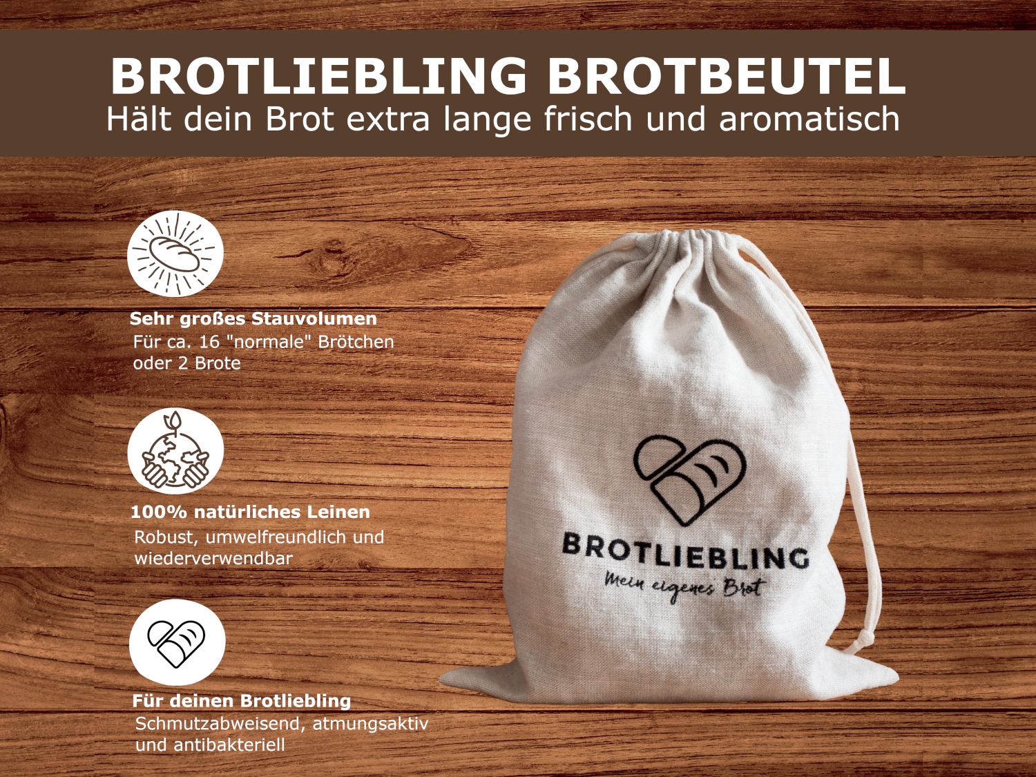 Brotliebling – Engroshandel Indpakning/pose til opbevaring af mad – brød poser2
