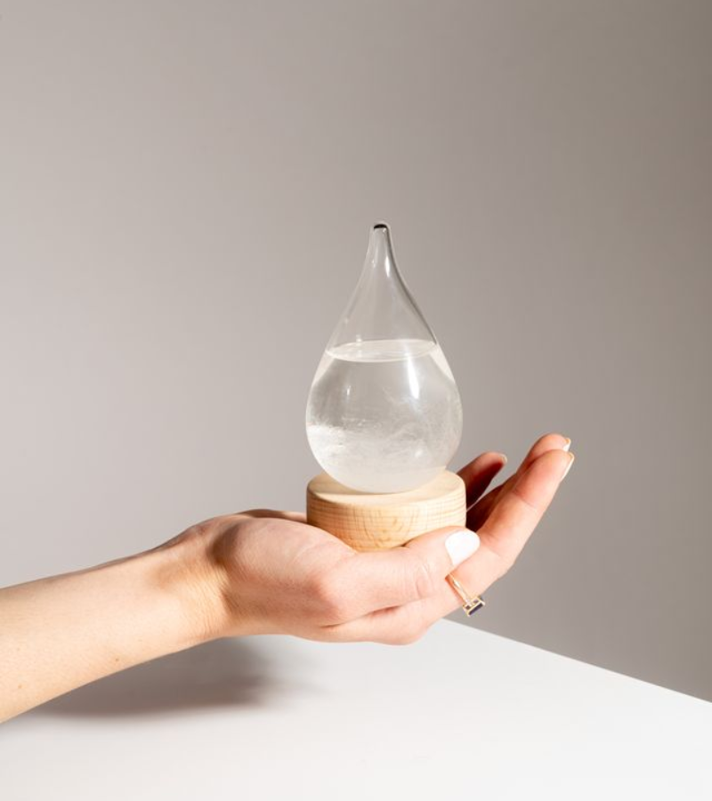 L'expressionist - Wholesale Decorative Tabletop Object - Baby Storm Glass0