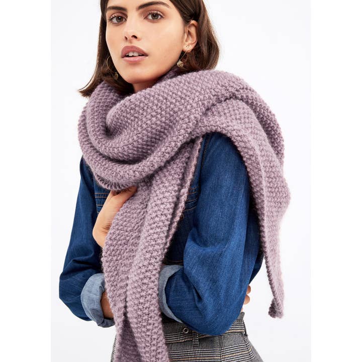 Le Marais Shawl in color Ochre for wholesale on Faire