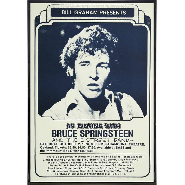 Shady Front - Wholesale Poster - An Evening with Bruce Springsteen Poster Print