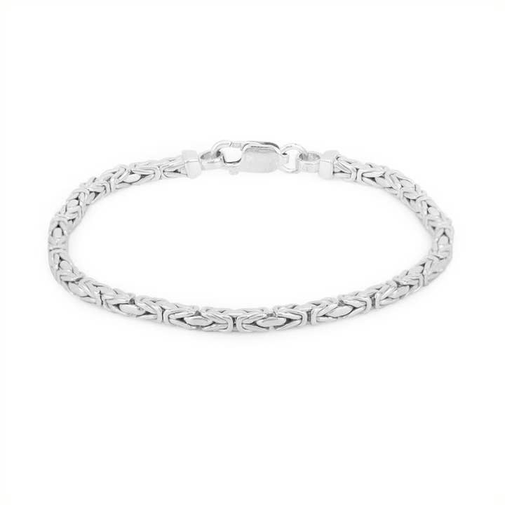 Viking armbånd i rhod. sølv, 19cm længde for engroshandel hos Vanbelle