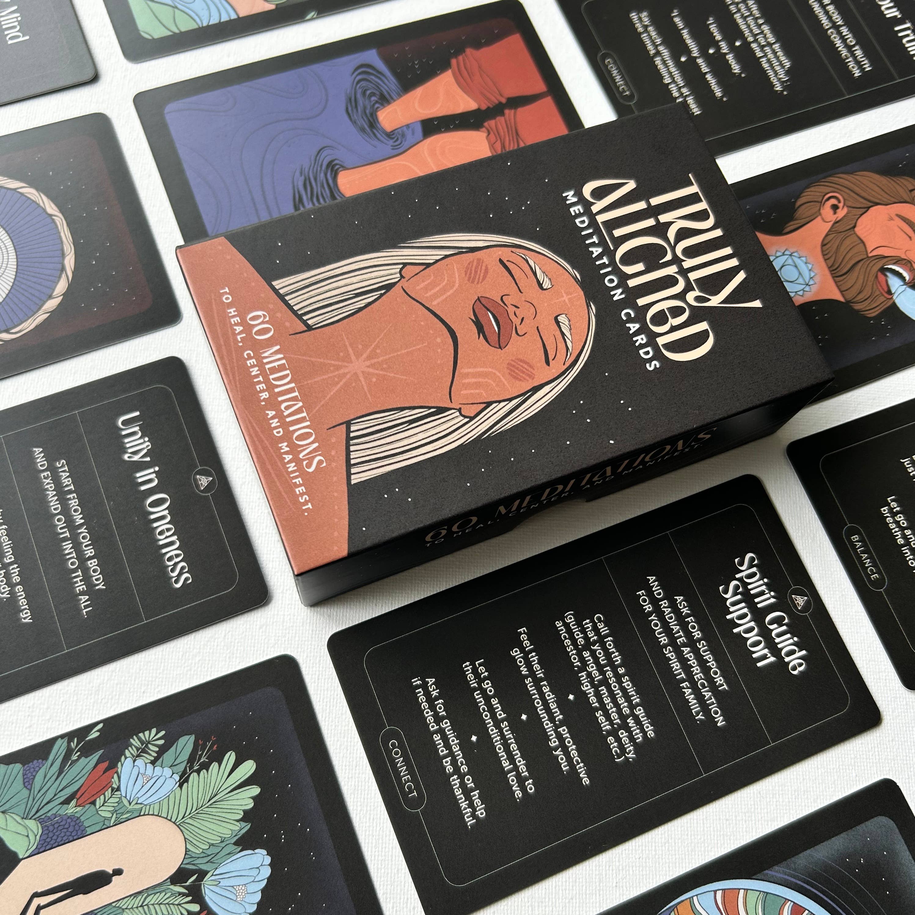 PresentCard™ - Wholesale Tarot Cards - Truly Aligned Meditation Cards | 60 Meditations8
