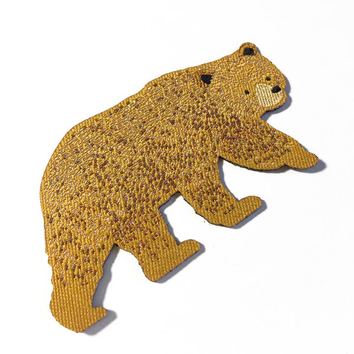 Tom Hardwick - Wholesale Patch - Bear Woven Iron-on Patch1