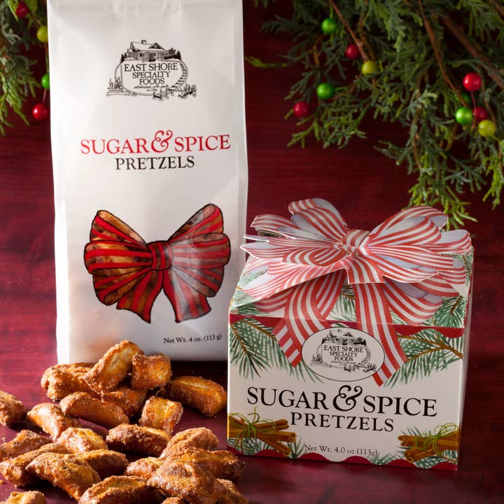 East Shore Specialty Foods, Inc. - Wholesale Pretzels - East Shore - Sugar & Spice Pretzels (Available 09/15-12/10)2