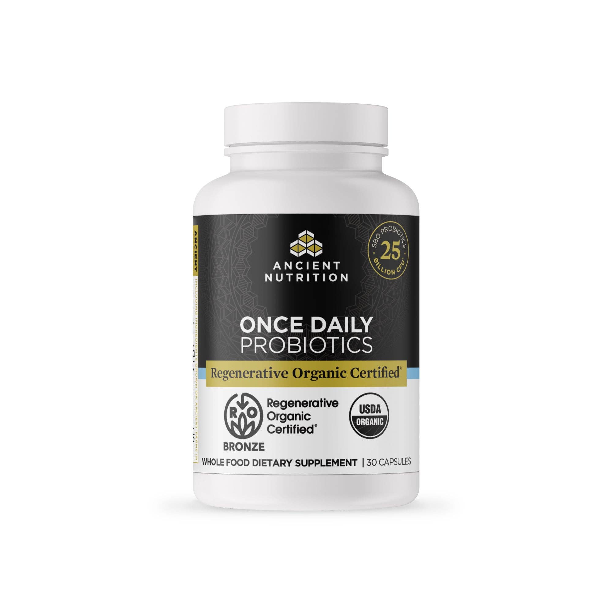 Ancient Nutrition - Wholesale Oral Supplement/Vitamin - Regenerative Organic Certified® Once Daily Probiotics | Capsules (30 Capsules)