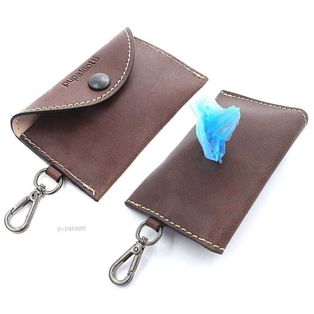 Pupakiotti Pets, Brand in Italy Srl. – wholesale Godisväska  - Hund – Premium äkta läderpåshållare med ficka för hundar6