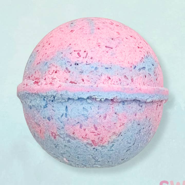 Cotton Candy Bittie Bath Bomb for wholesale by SweetCheeks Bath Treats