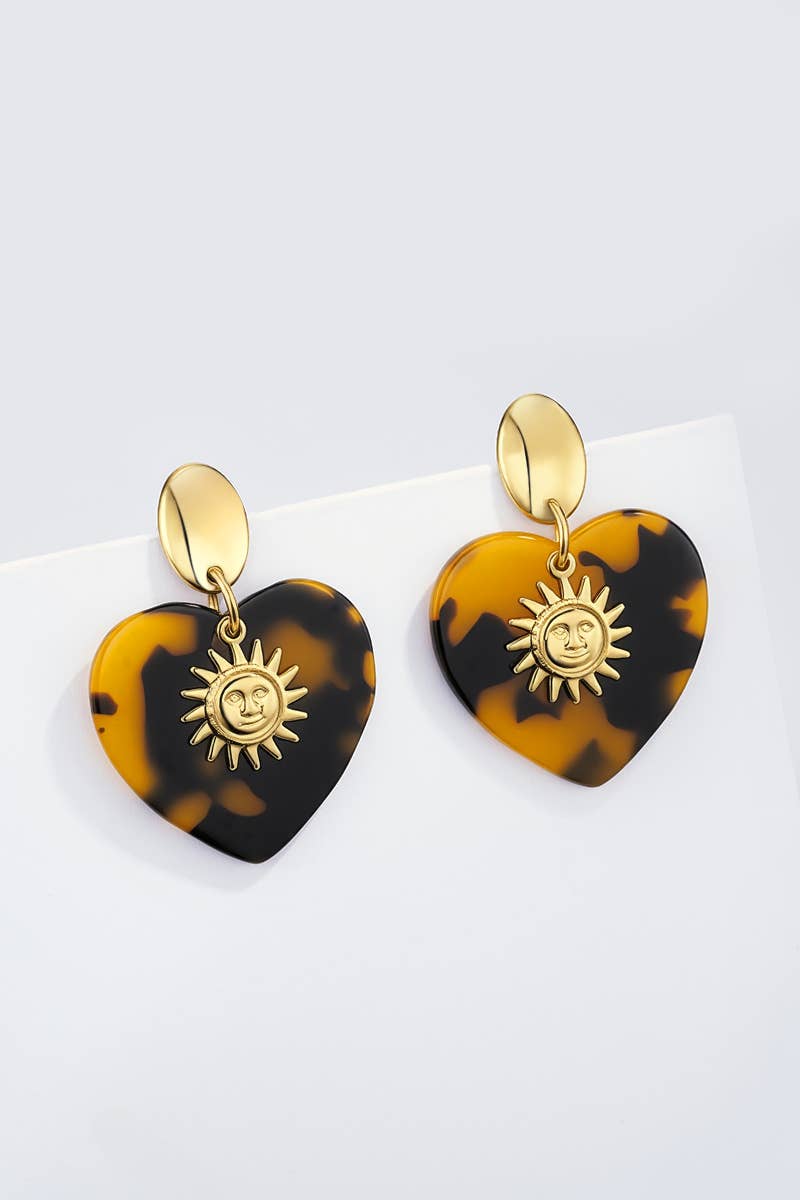 Gold Stainless steel earrings 124RX185 for wholesale on Faire3