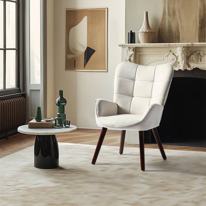 HOMYCASA DESIGN INC - Wholesale Chair - Elegant Upholstered Accent Chair