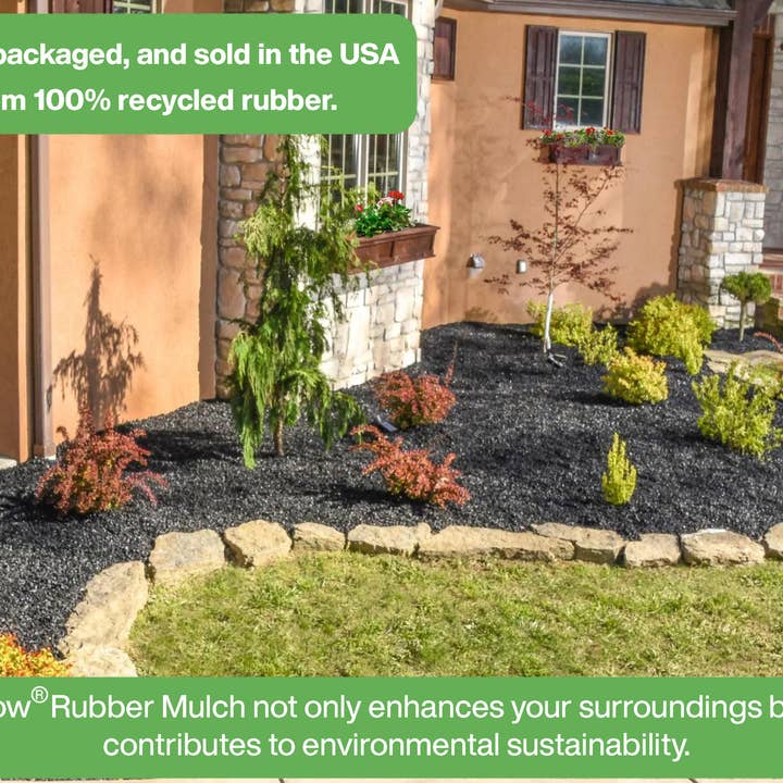 Viagrow - Wholesale Outdoor ornament/decor - Silver Rubber Playground & Landscape mulch by Viagrow, 1.5 CF Bag ( 11.2 Gallons / 42.3 Liters)4