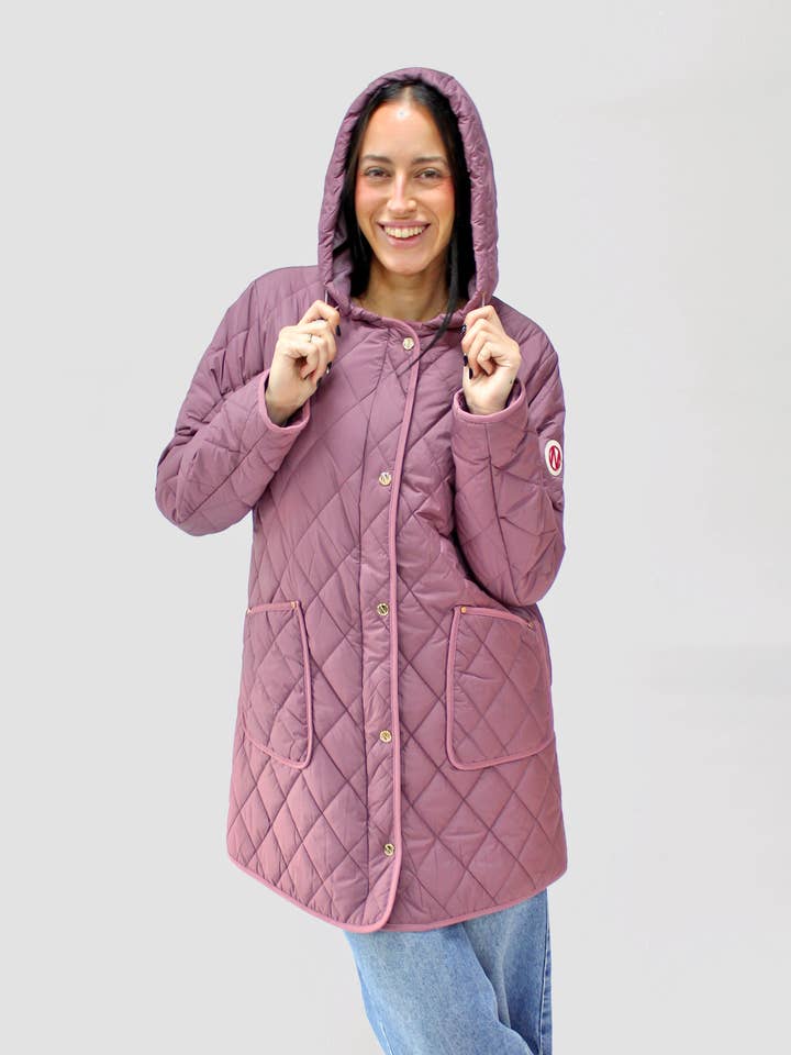 Parka CRISAL Melanzana per la vendita all'ingrosso da parte di LE OPTION NORD