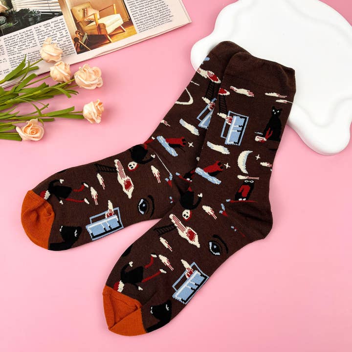 mildstyles - Wholesale Socks - Women's - Art Oil Painting Mid-Calf Comfort Socks