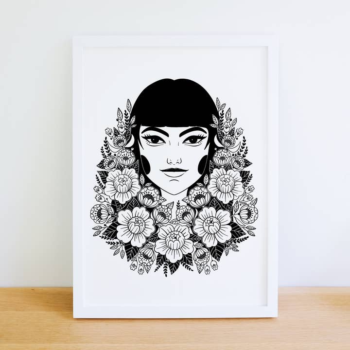 Lydia - Folk Floral Girl for wholesale by Wensdi Made