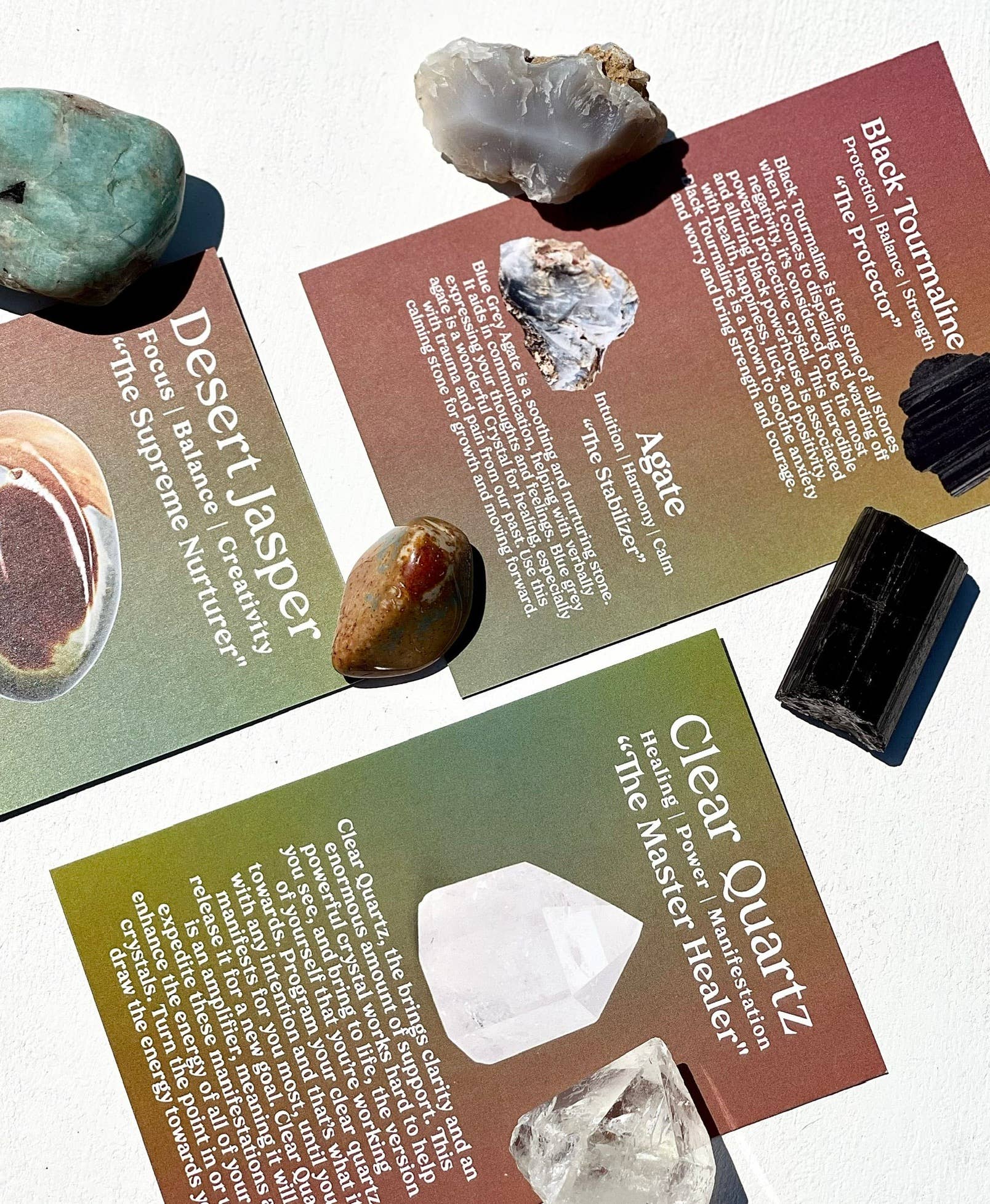 Charley Taylor Art - Wholesale Spiritual Stone/Crystal - Virgo Zodiac Crystal Set2