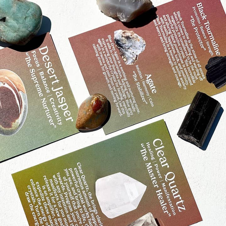 Charley Taylor Art - Wholesale Spiritual Stone/Crystal - Virgo Zodiac Crystal Set2