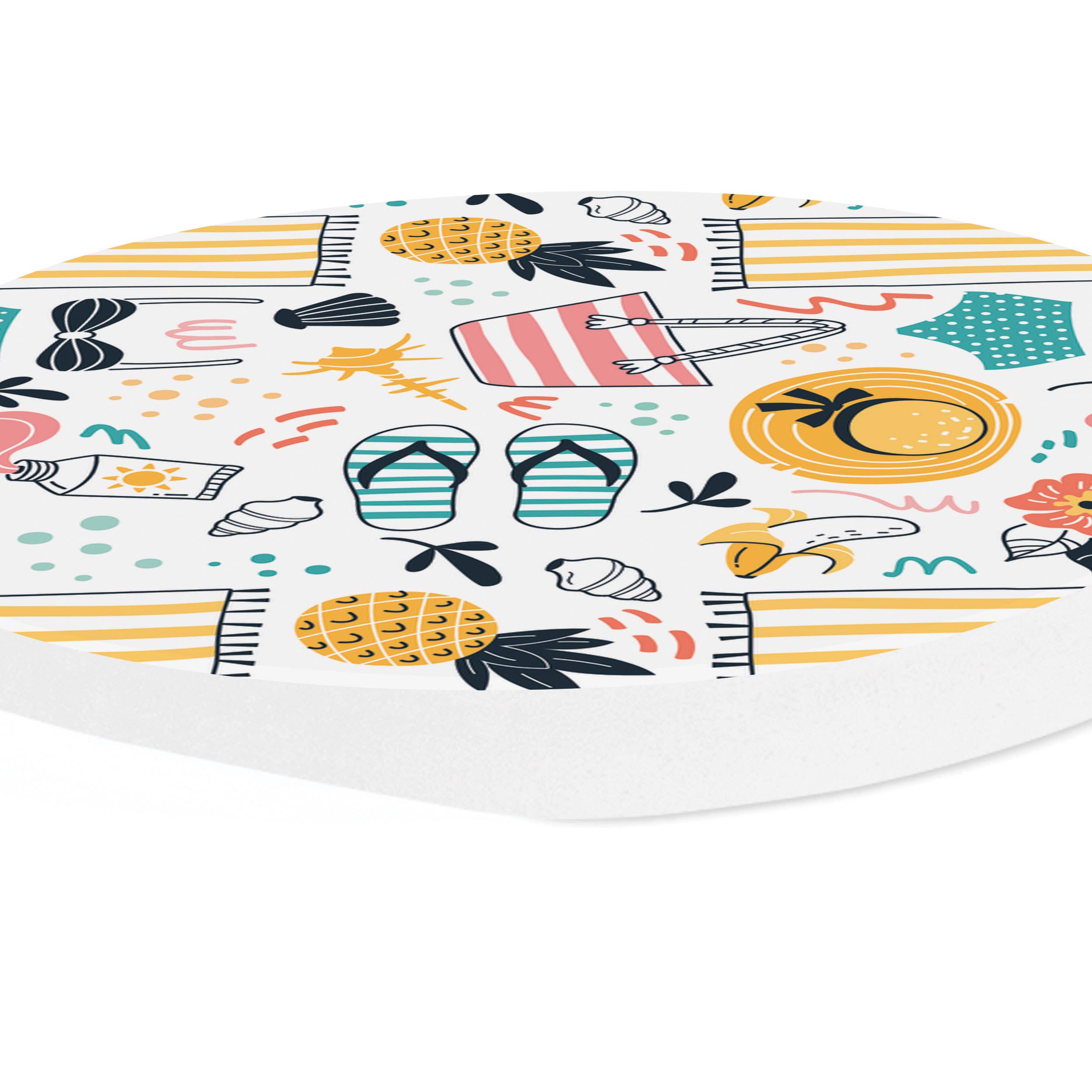 P. Graham Dunn - Wholesale Car Coaster - Unisex - Coastal Pattern Car Coaster CST06483