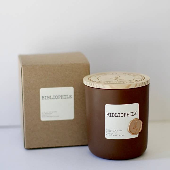 Haus II Home, LLC - Wholesale Jar/Filled Candle - Hand-Poured Candle - Bibliophile7