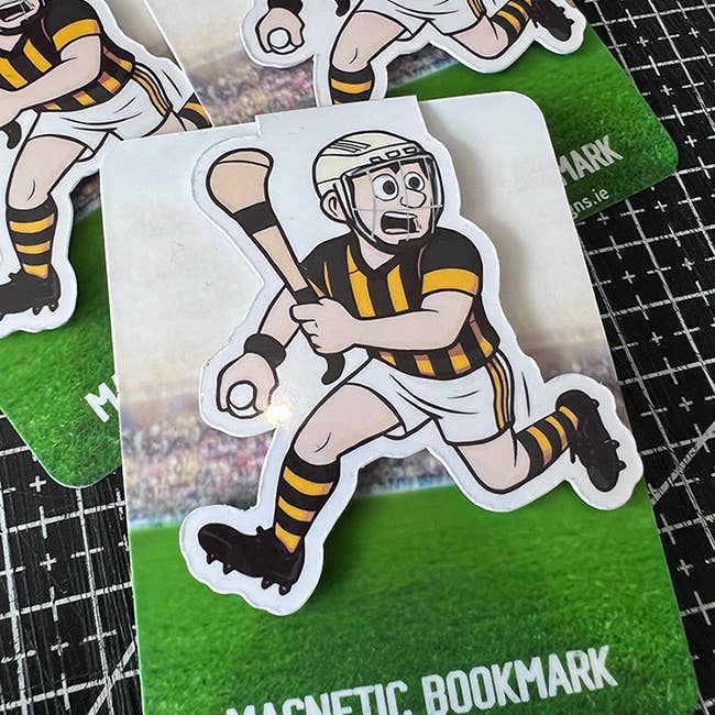 Print Shop Designs - Wholesale Bookmark - Hurling Magnetic Bookmark2
