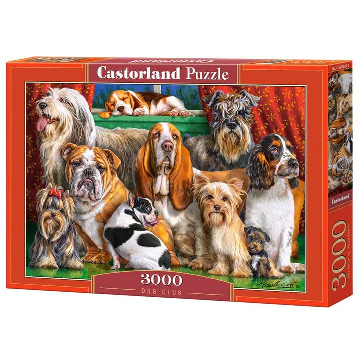 3000 Piece Jigsaw Puzzle, Dog Club, Dog Lovers Puzzle for wholesale by TREFL by Bridge Toys