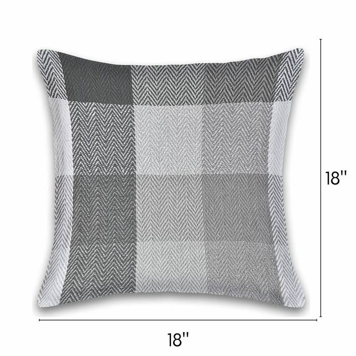 Fabstyles - Wholesale Throw Pillow Cover - Fabstyles Herringbone Check Cotton Pillow Cover5