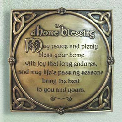 Dublin Gift Company - Wholesale Plaque - Irish Home Blessing Wall Plaque1