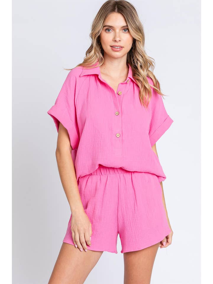 GeeGee x Lovelo - Vente Ensemble de vêtements d'intérieur – femme - Ensemble de 2 pièces Plus Gauze : WTP61501PL9