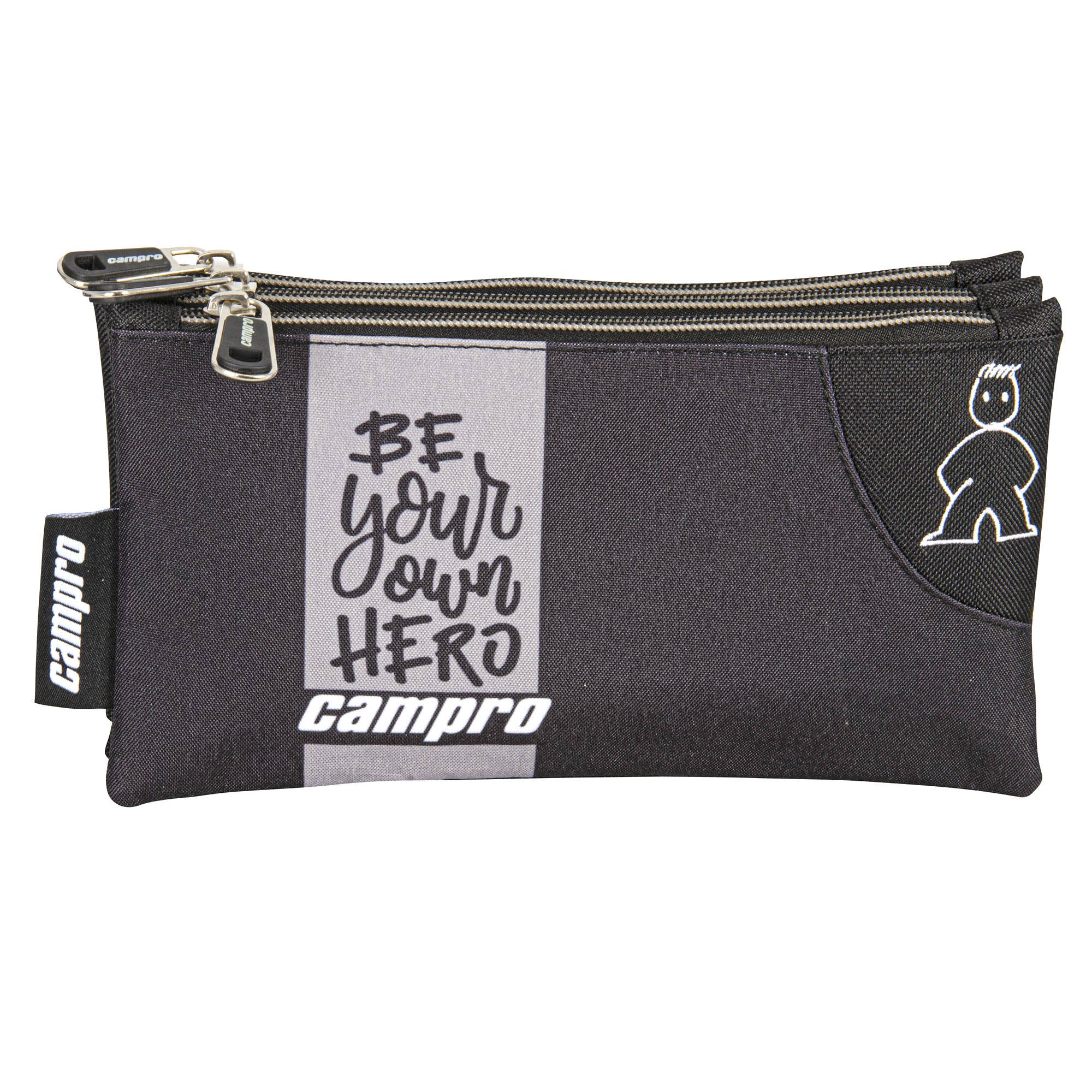 PERONA BAGS - Wholesale Pencil Case/Pouch - Triple Campro Hashtag Portfolio - Person 587941