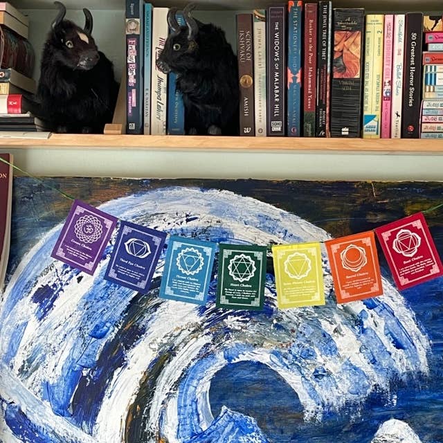 Tenzing Collections – Großhandel Flagge – Mini-Chakra-Gebetsfahnen für Meditation, Chakra-Gebetsfahnen10