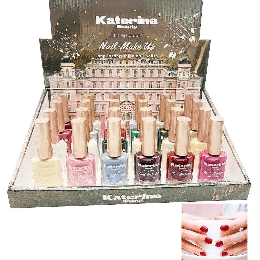 Diacly - Vente Vernis à ongles - Vernis à ongles maquillage couleur pastel Katerina One Step 24 unités1