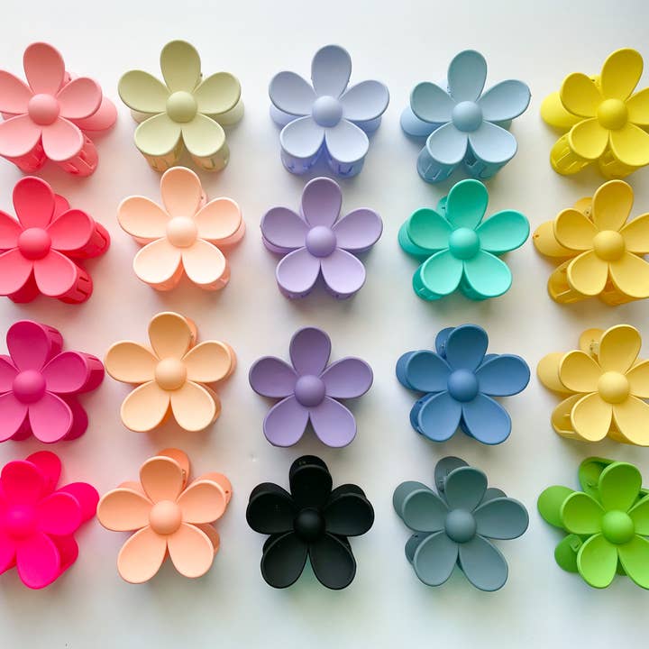 The Wildflower Company - Wholesale Hair Clip - Women's - 50 Random Hair Claw Clips Assortment