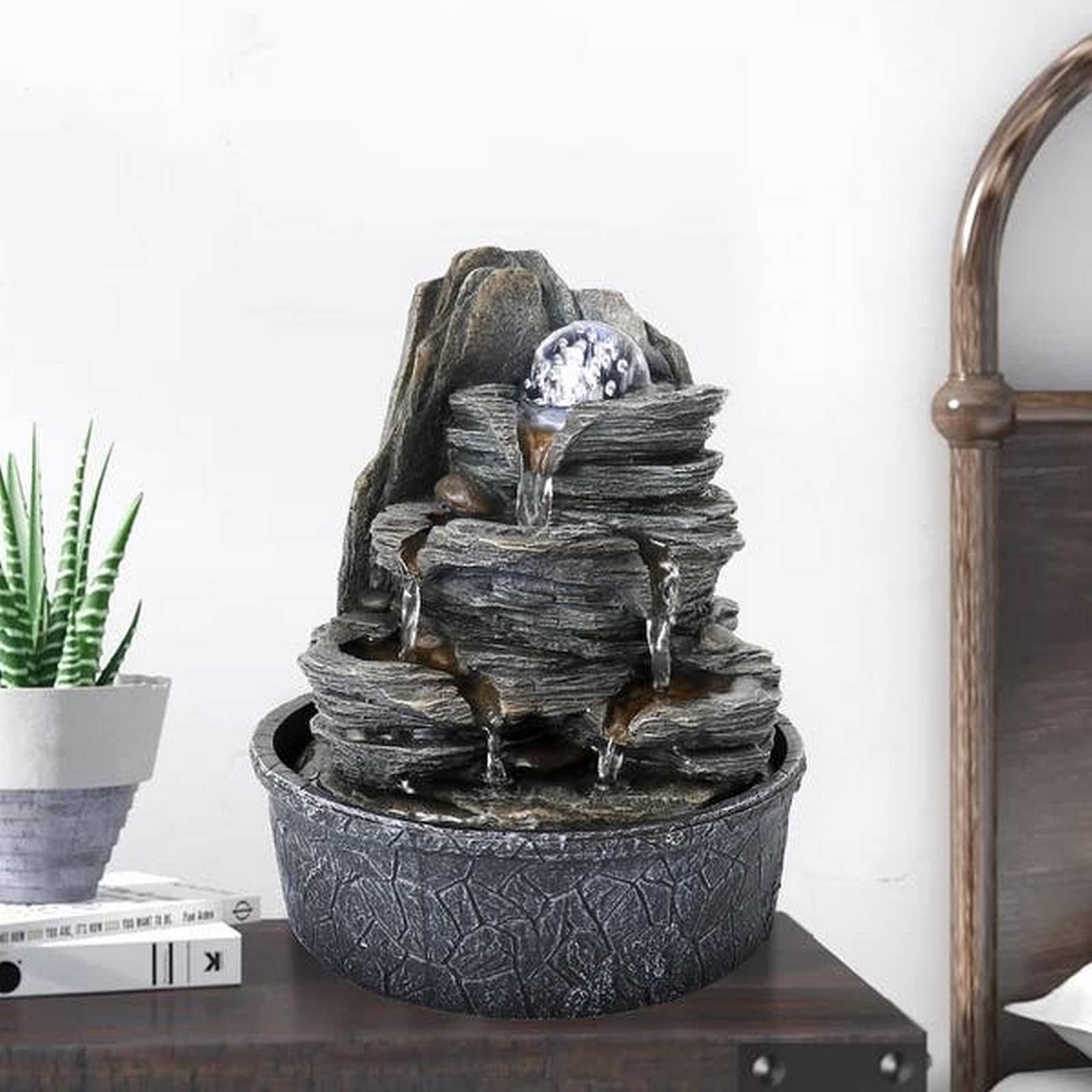 Zen'Arôme – wholesale Mantle scarf – Luberon Indoor Fountain - Zen Cascade Style Rock Effect4