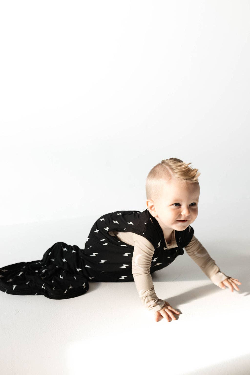 Forever French Baby - Wholesale Sleepsack - Baby - Bamboo Sleep Sack | Midnight Lightning Bolt6