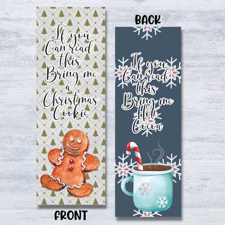If You Can Read This Bring Me - Christmas Holiday Bookmarks for wholesale by Erin Decker Creative