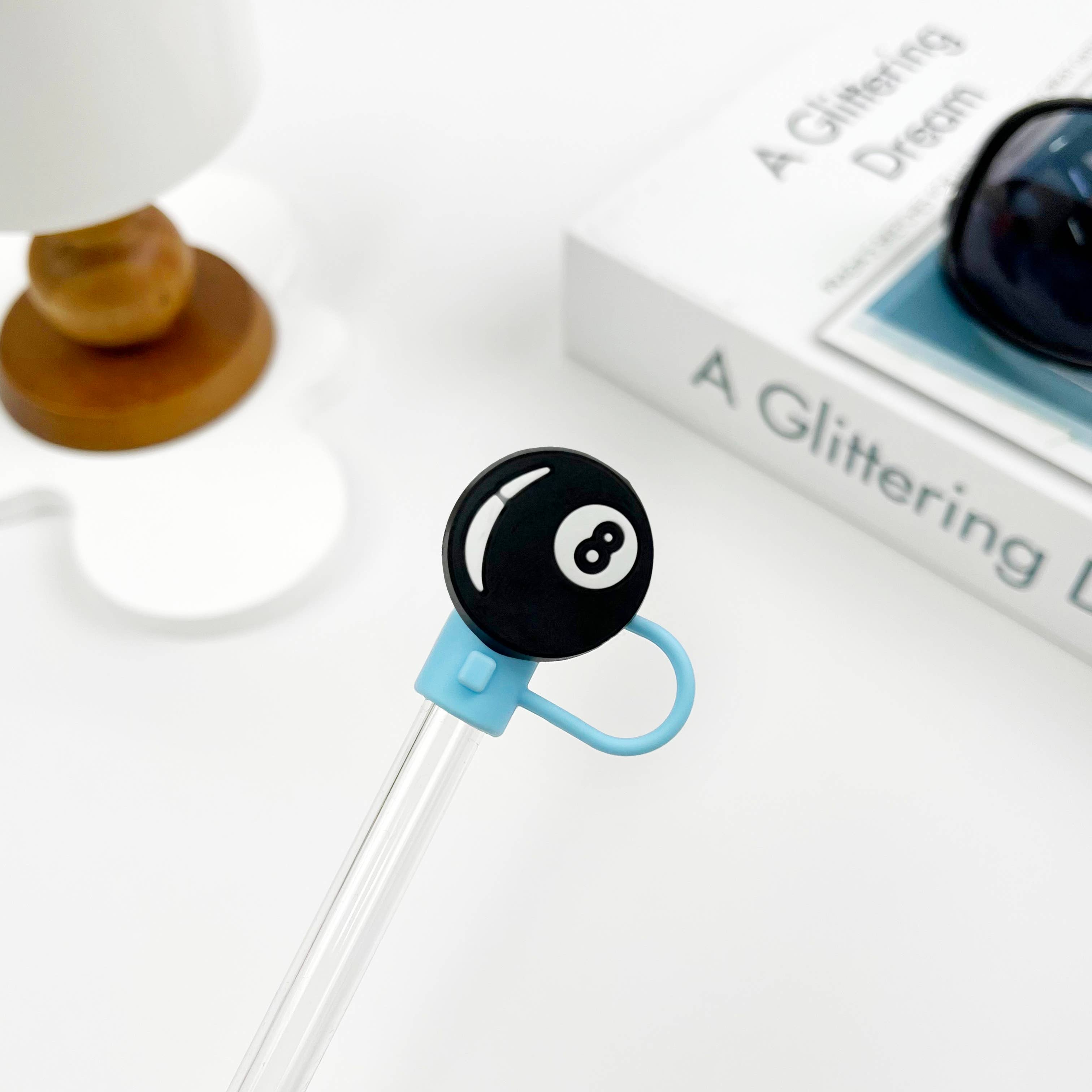 SoapElenGlen - Venta al por mayor Pajitas para beber - Cubrebolas con forma de bola de la serie Sports Series8