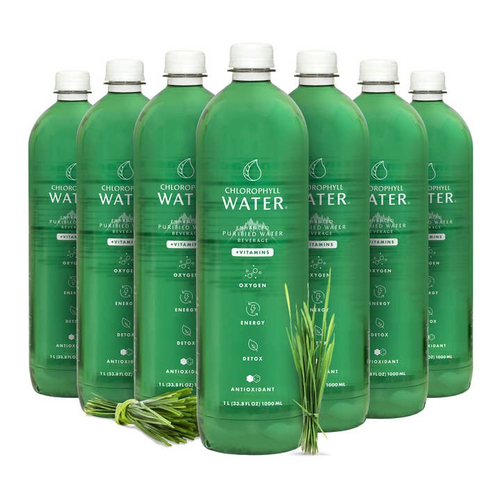 Chlorophyll Water - Wholesale Flavored/Infused Water (Non-Carbonated) - Chlorophyll Water 1 Liter (Made from 100% Recycled Plastic) 8