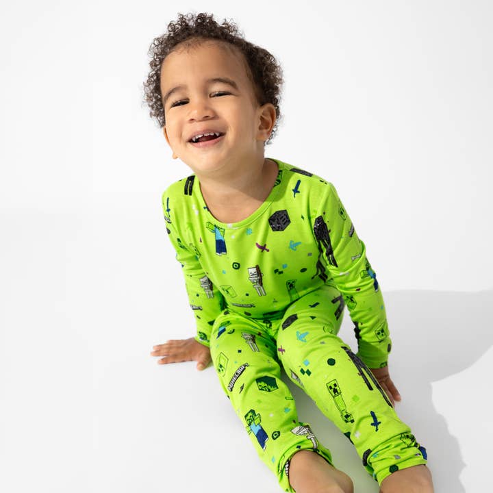 Bellabu Bear - Wholesale Sleepwear Set - Kids - Minecraft Mob Squad Bamboo Kids Pajamas18
