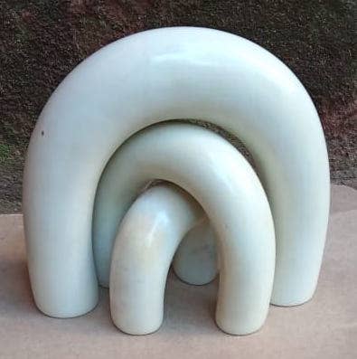 World Peaces - Wholesale Sculpture - Arches 3 piece Soapstone Sculpture0