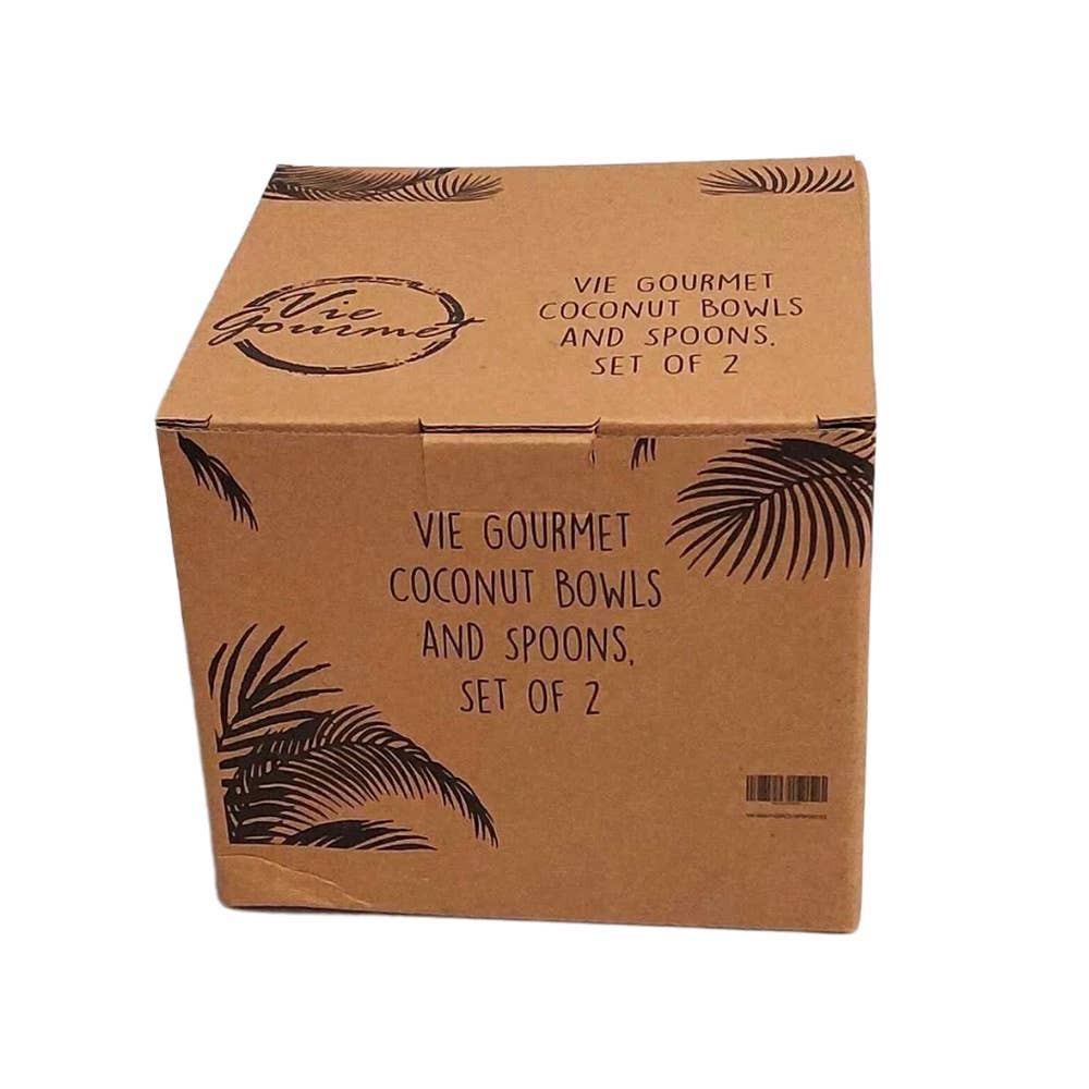 VIE - Vendita all'ingrosso Insalatiera - Set Premium di 2 Ciotole e Cucchiai in Noce di Cocco Sigillati17